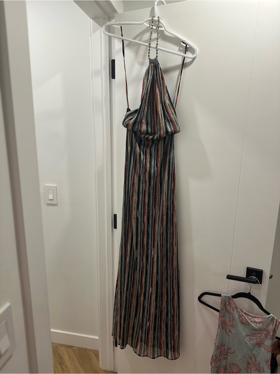 Missoni Dresses & Skirts - Missoni Multicolor Striped Halter Maxi Dress